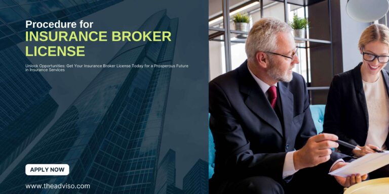 Procedure for insurance broker license