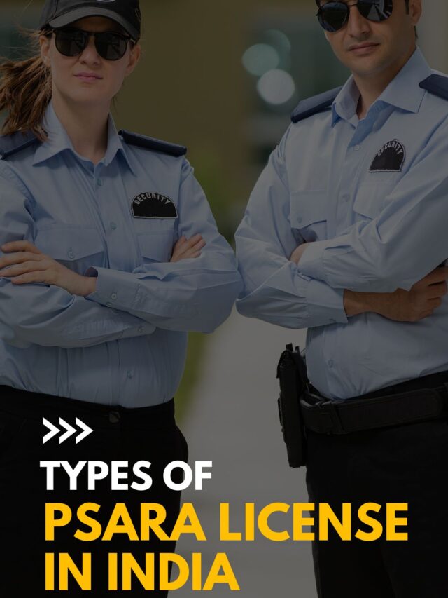 Types of PSARA License